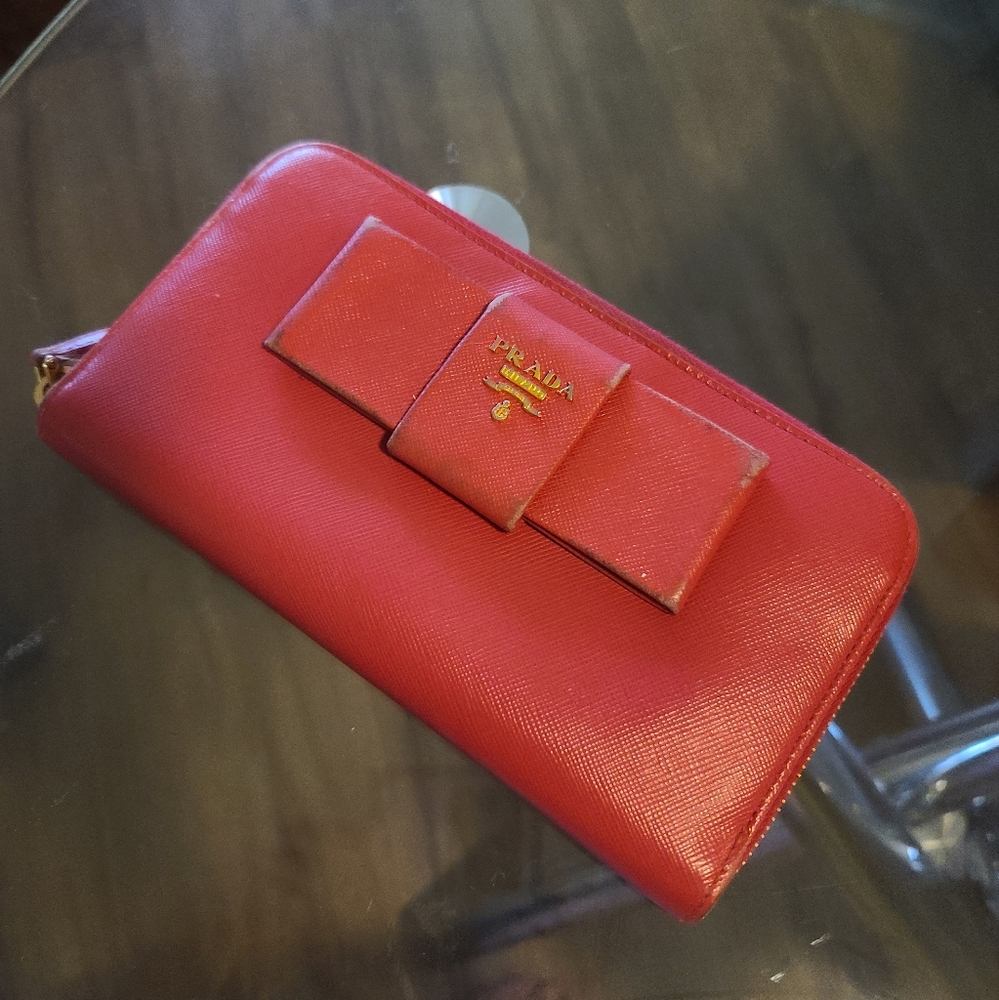 Red Prada Wallet